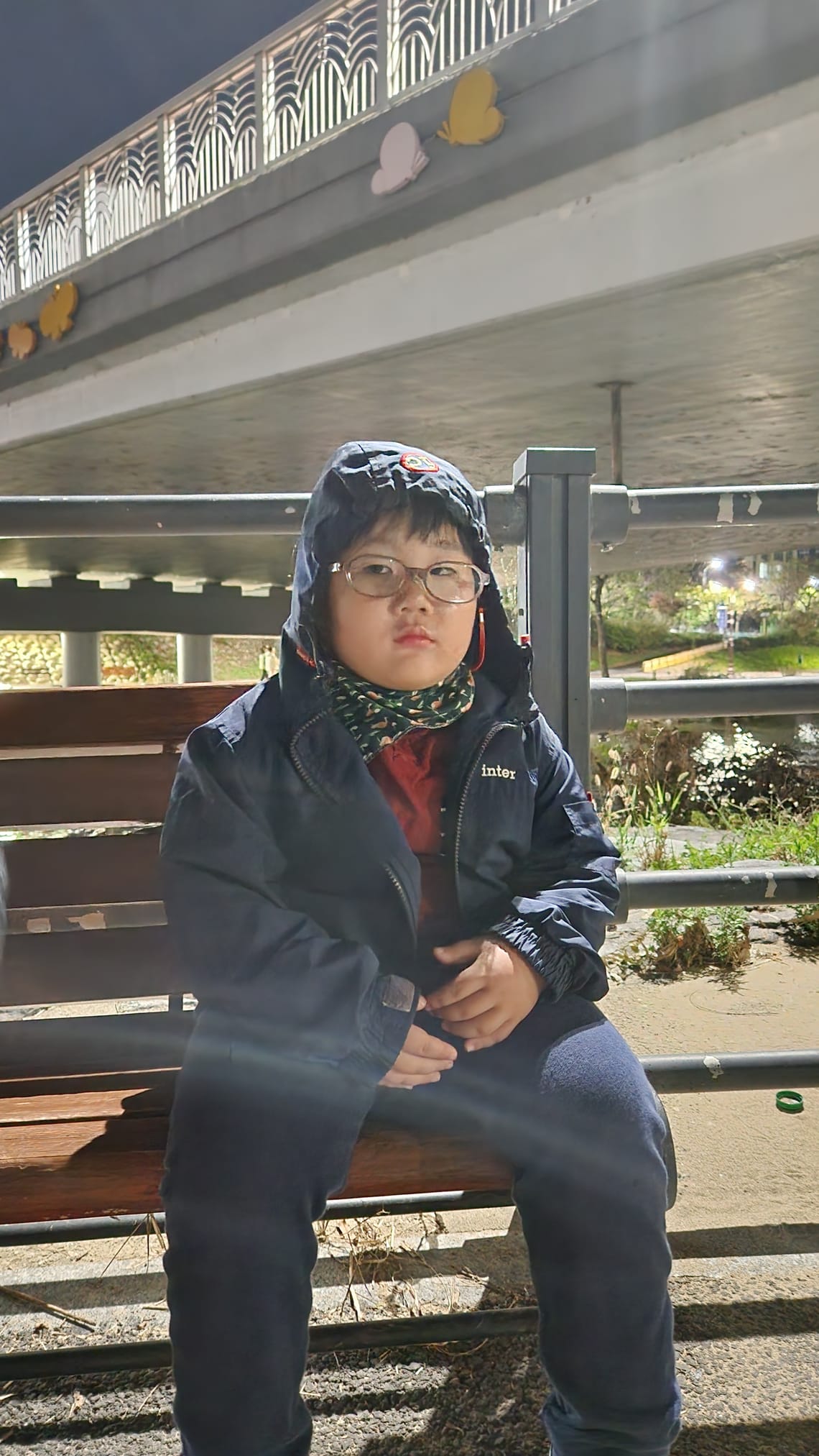 탄천에서...